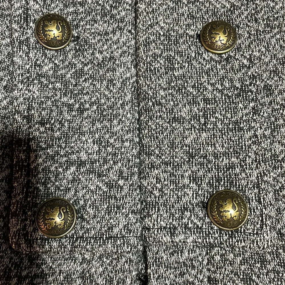 Tommy Hilfiger Military Style Jacket Black/Grey-xs-#0085 - Picture 5 of 10